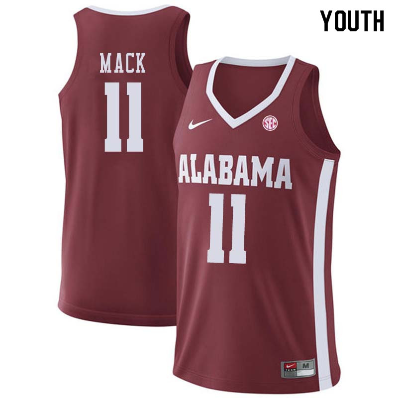 Youth #32 Donta Hall Alabama Crimson Tide College Basketball Jerseys Sale-Crimson